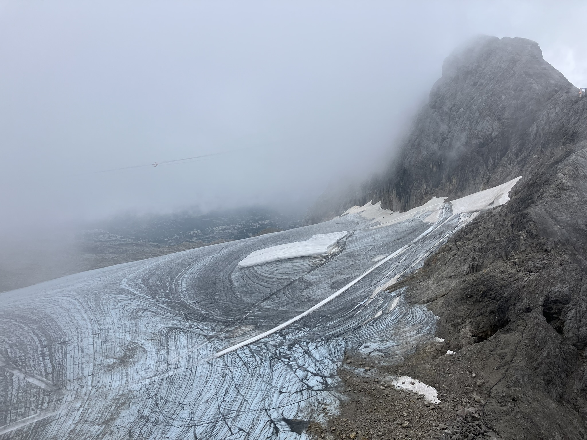 Klimawandel am Dachsteingletscher