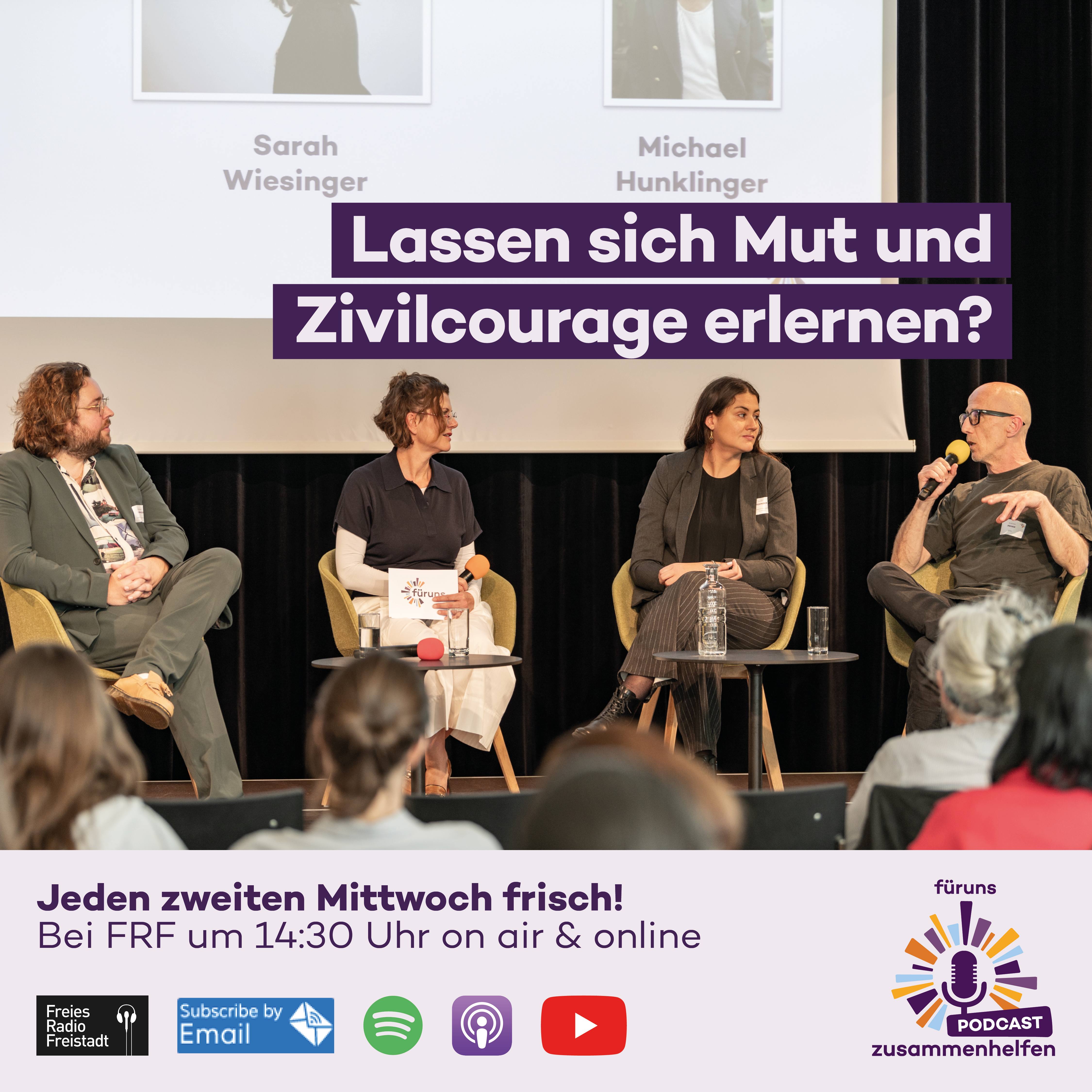 Lassen sich Mut und Zivilcourage erlernen? – zusammenhelfen Podcast #43