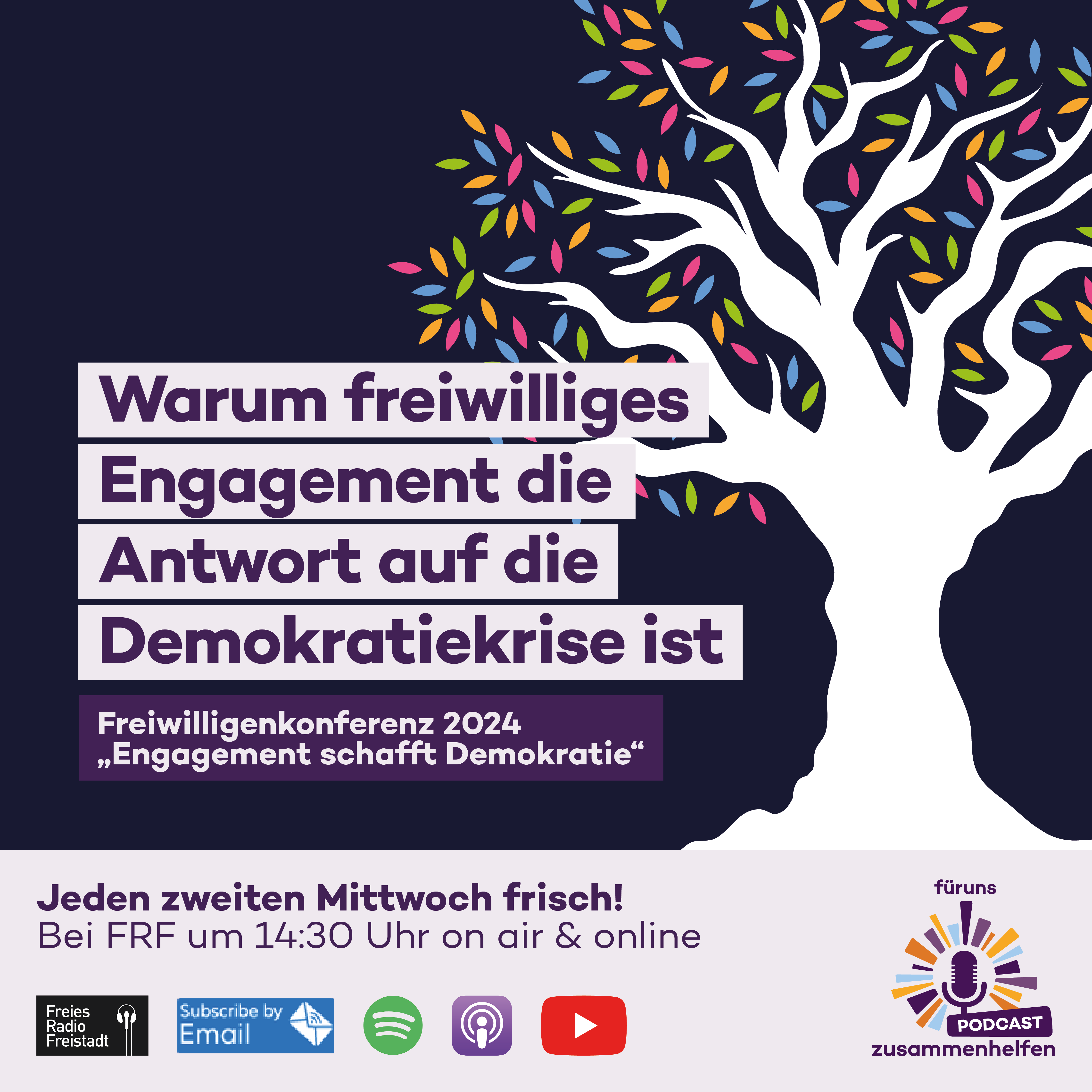 Warum freiwilliges Engagement die Antwort auf die Demokratiekrise ist – zusammenhelfen Podcast #52